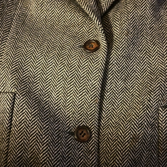 Black Herringbone Tweed Skirt Suit Kors By Michael Kors - Picture 3 of 6